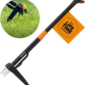 Fiskars 4-Claw Stand Up Weed Puller Tool