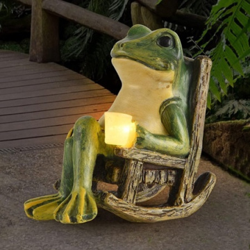 Miniature Frog Garden Statue