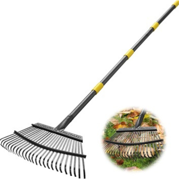 Rake 65 Inch Long Garden Leaf Rake